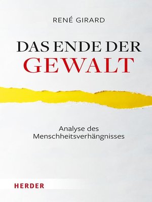cover image of Das Ende der Gewalt